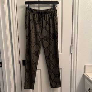 Lululemon Athletica Snake Print Joggers